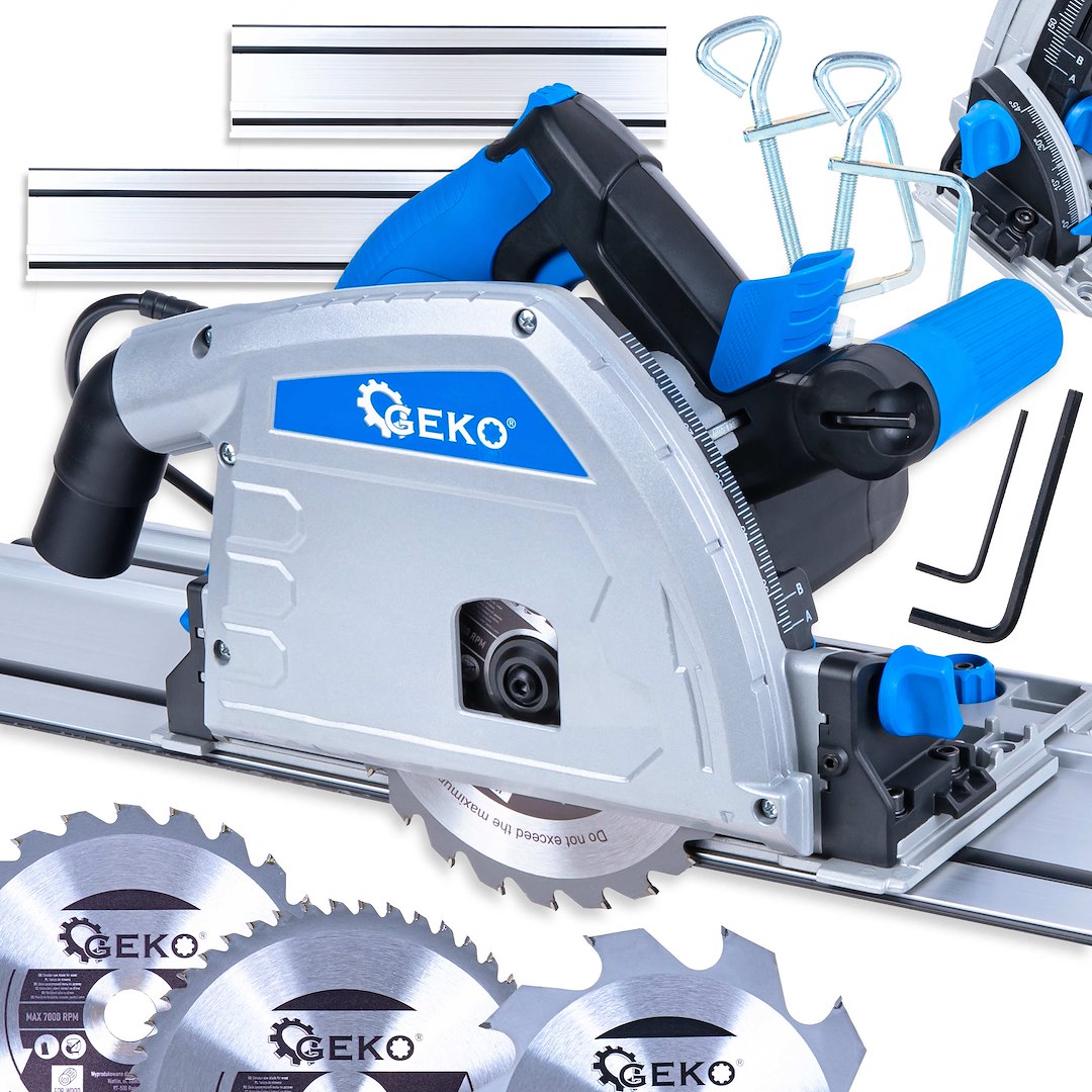 Cirkelzaag met geleider 1200W 165mm