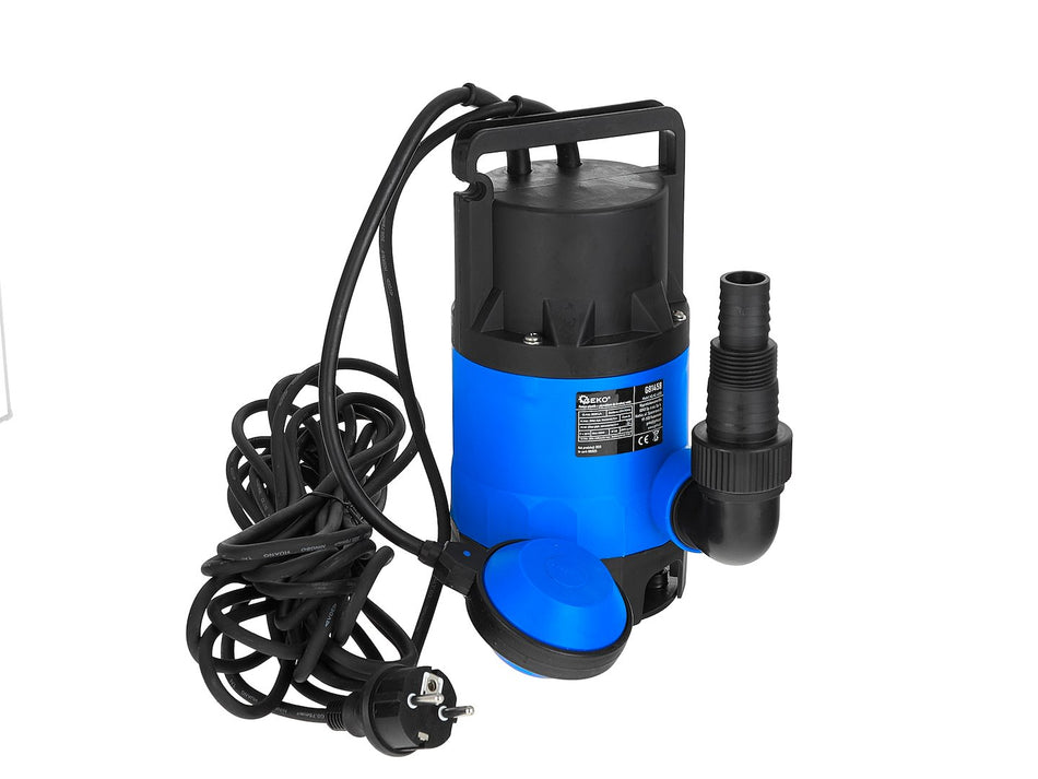 MINI dompelbare kunststof waterpomp met vlotterschakelaar 400W