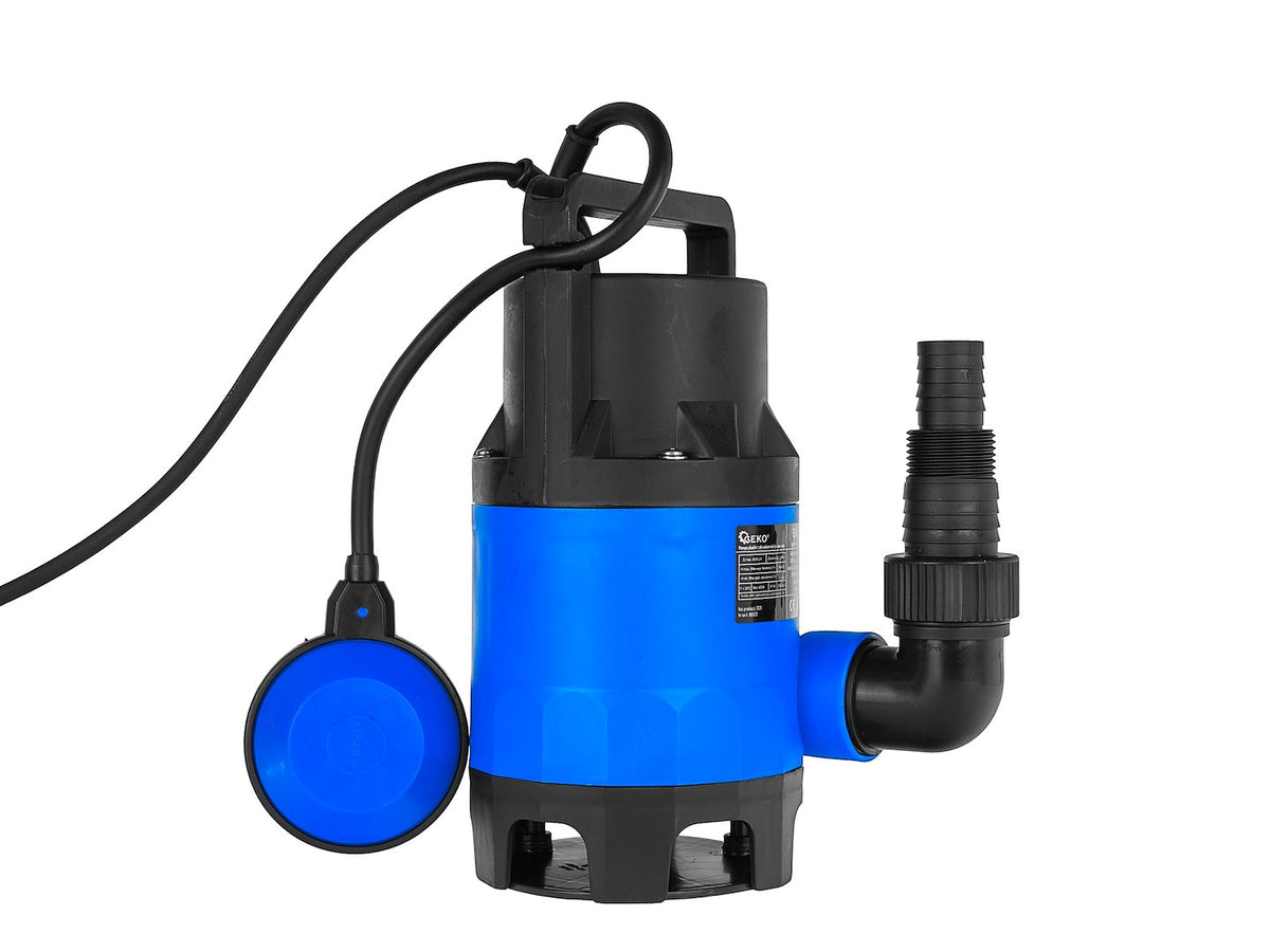 MINI dompelbare kunststof waterpomp met vlotterschakelaar 400W