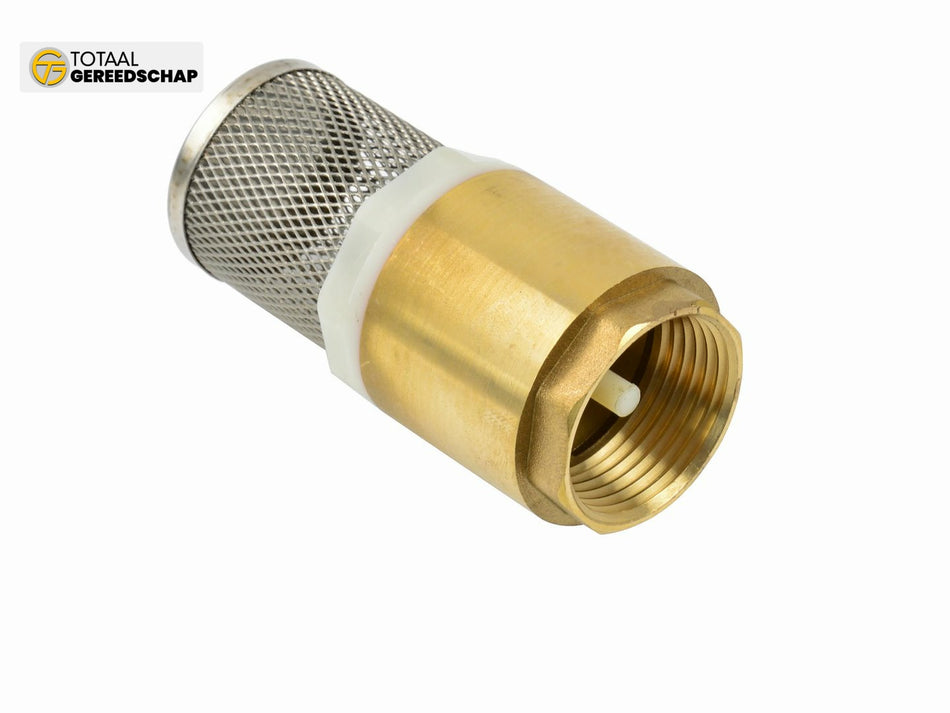 Brass Foot Check Valve Strainer 1" BSPT