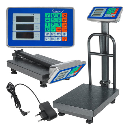 150 kg LCD platformweegschaal