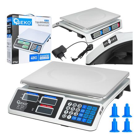 40 kg LCD elektronische weegschaal