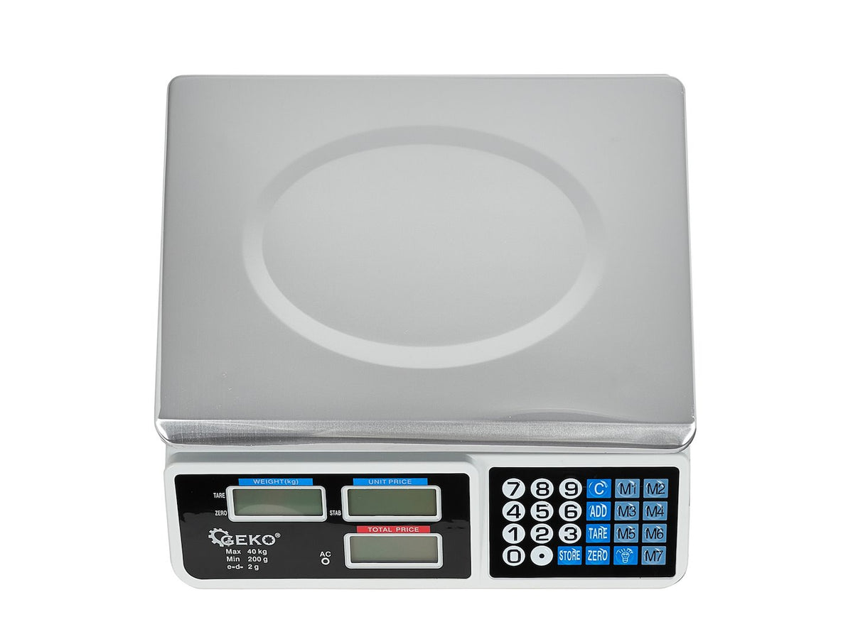 40 kg LCD elektronische weegschaal