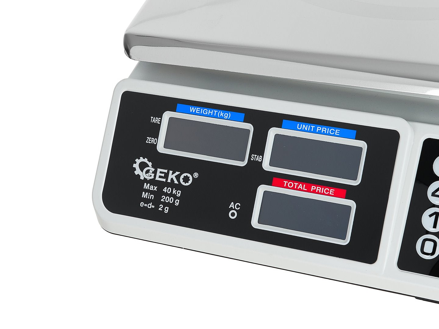 40 kg LCD elektronische weegschaal