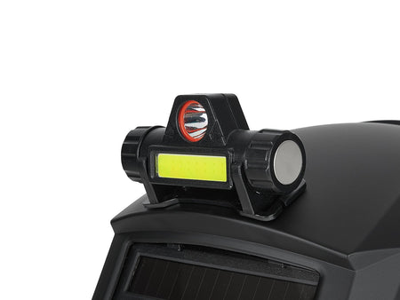 Laskap met LED lamp