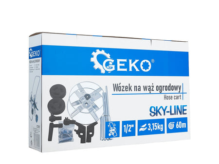 Metalen slangwagen 1/2"=60m SKY-LINE serie