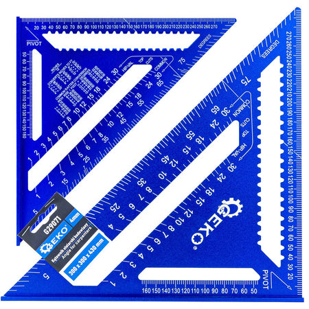 Hoek voor timmerlieden 4 mm 300x300x430 mm