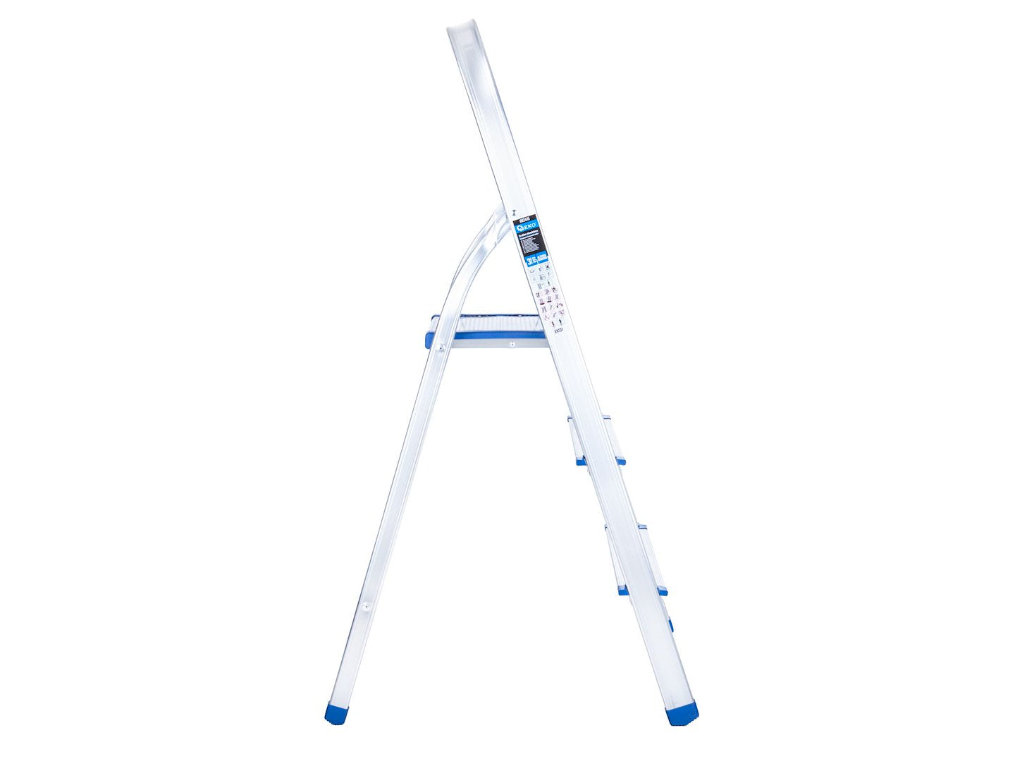 Aluminium huishoudladder 3-treden 150kg