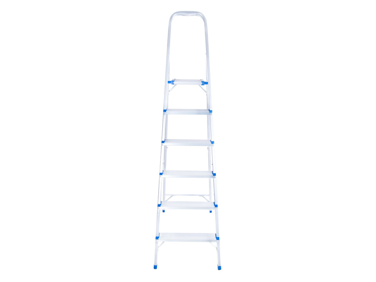 Aluminium huishoudladder 6-treden 150kg