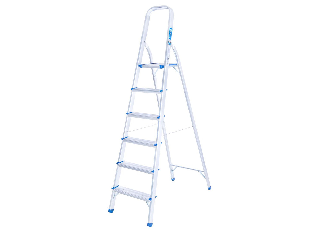 Aluminium huishoudladder 6-treden 150kg