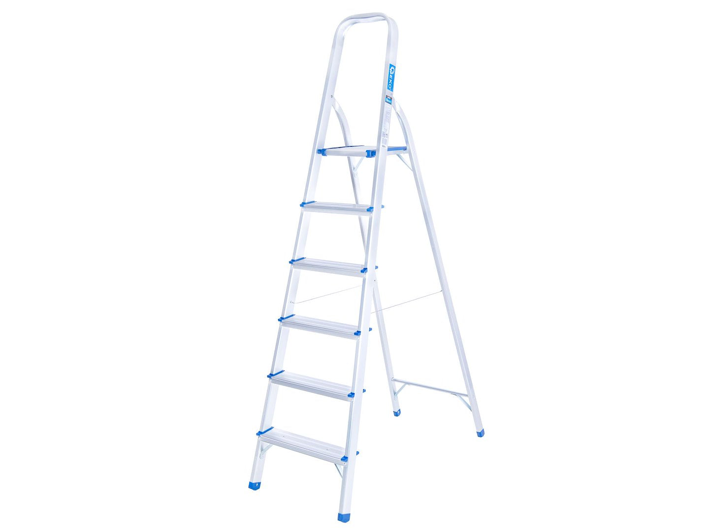 Aluminium huishoudladder 6-treden 150kg