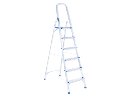 Aluminium huishoudladder 6-treden 150kg