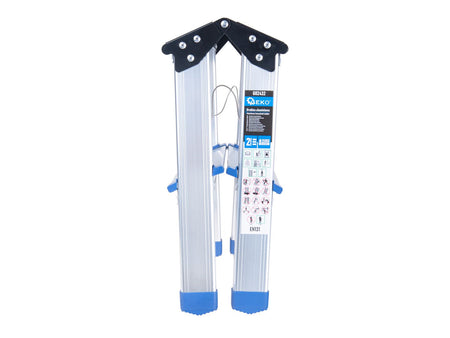 Aluminium dubbelzijdige ladder 2-treden 150kg