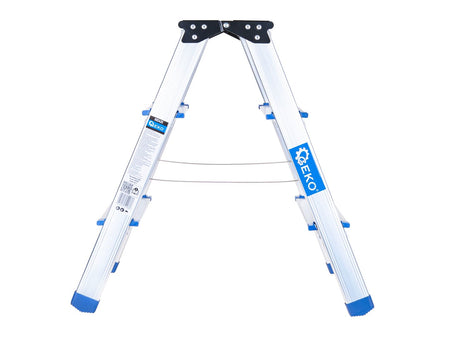 Aluminium dubbelzijdige ladder 3-treden 150kg