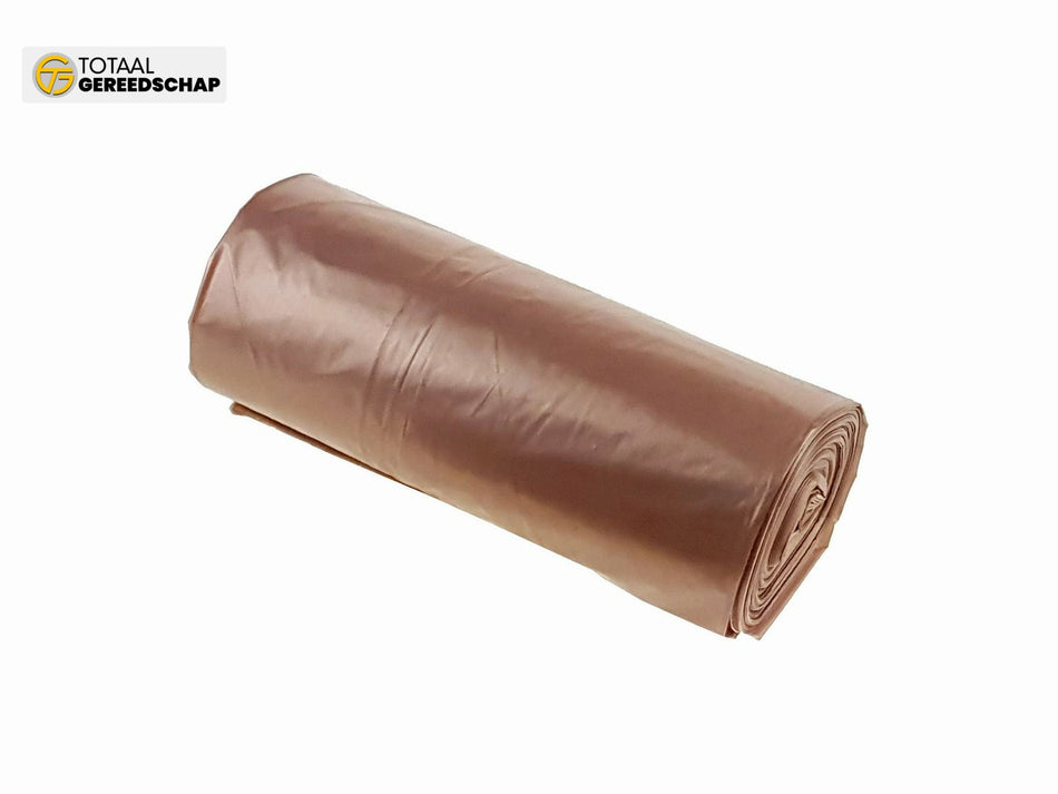 BIO GARBAGE BAGS VERY STRONG 120L (roll of 10 pcs) - brown