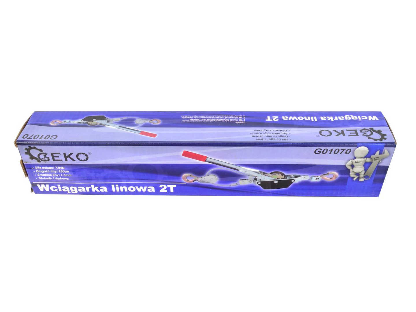 Handtrekker 2T Enkel Tandwiel GEKO