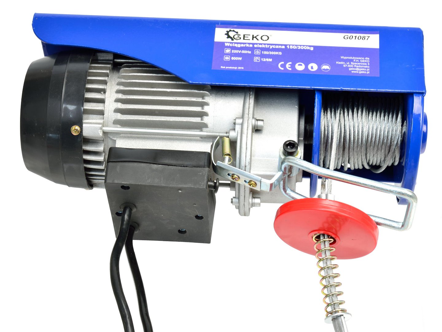 Elektrische Staalkabeltakel 150/300 kg