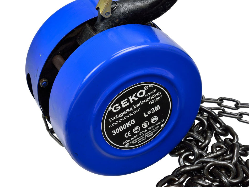 Kettingtakel 3T x 3m Premium GEKO