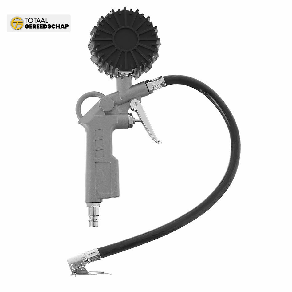 Bandenpomp met meter