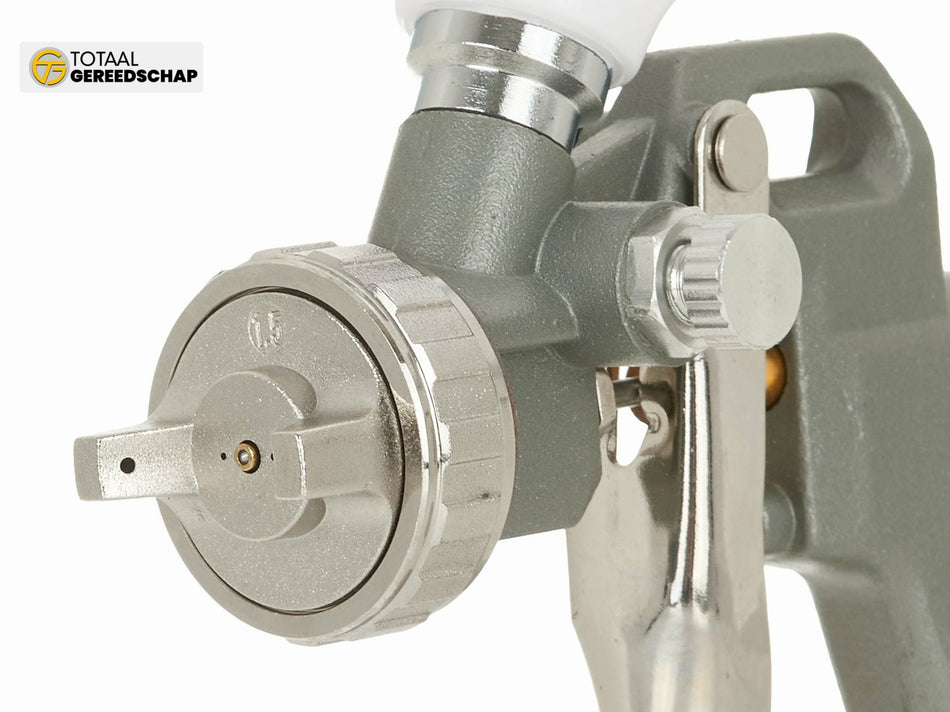 Spuitpistool HVLP 500ml GEKO met aluminium tank