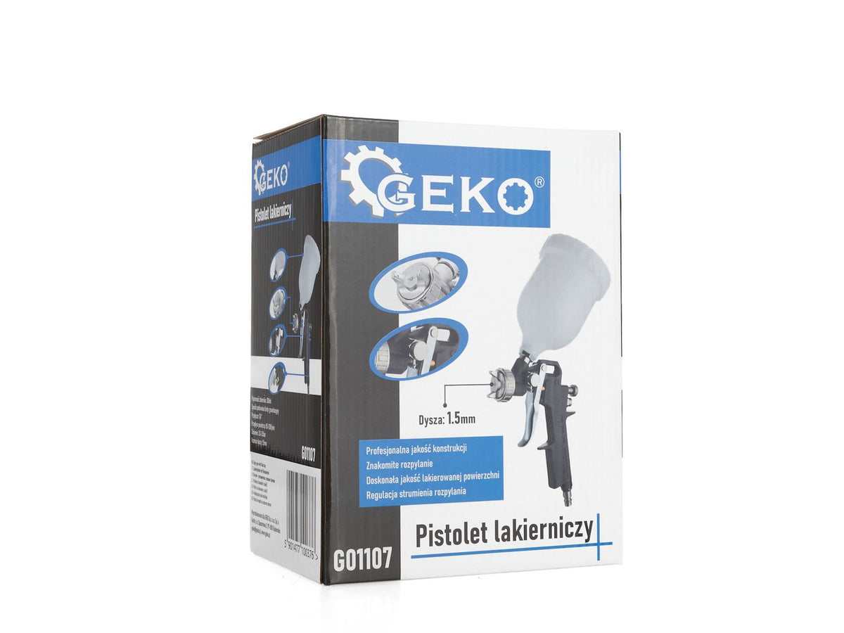 Spuitpistool HVLP 500ml GEKO met aluminium tank