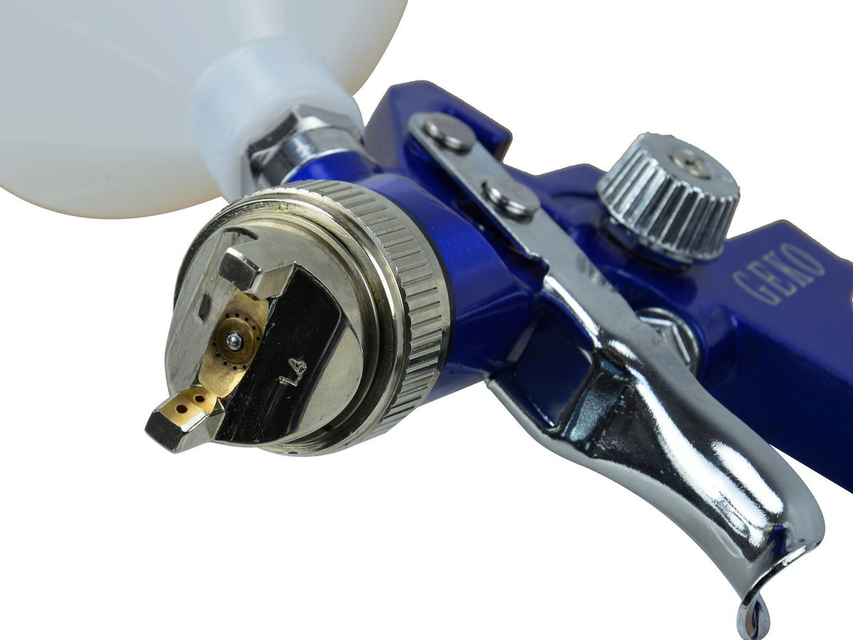Spuitpistool HVLP 1,4 mm 600 ml GEKO met kunststof tank
