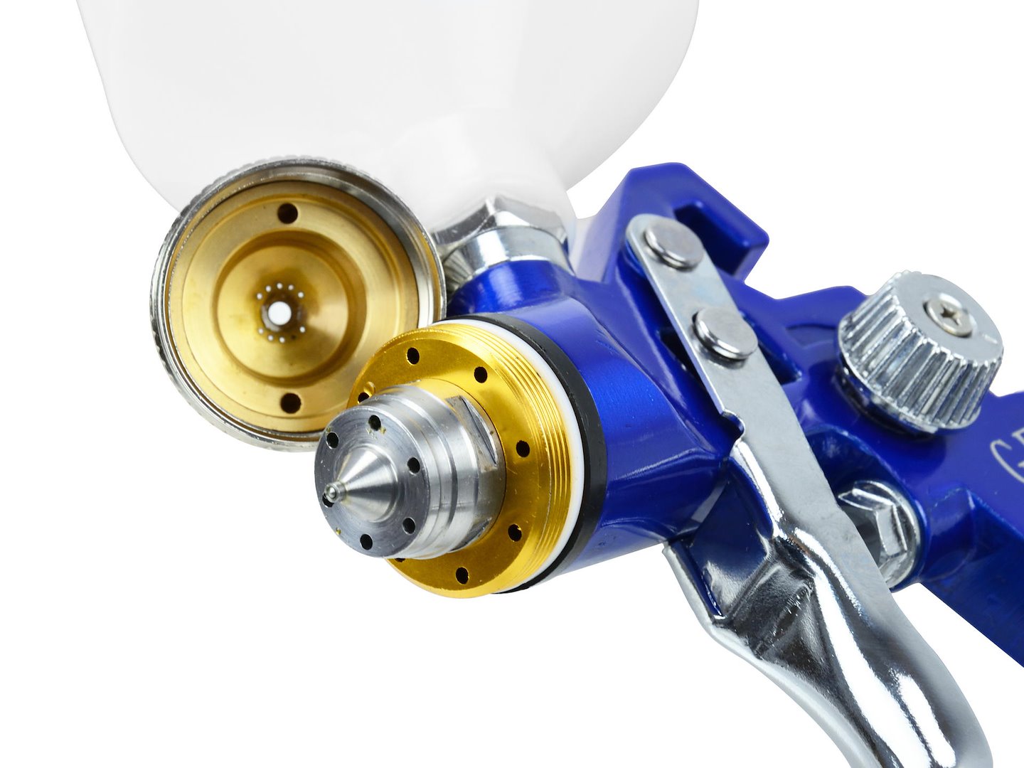 Spuitpistool HVLP 1,4 mm 600 ml GEKO met kunststof tank