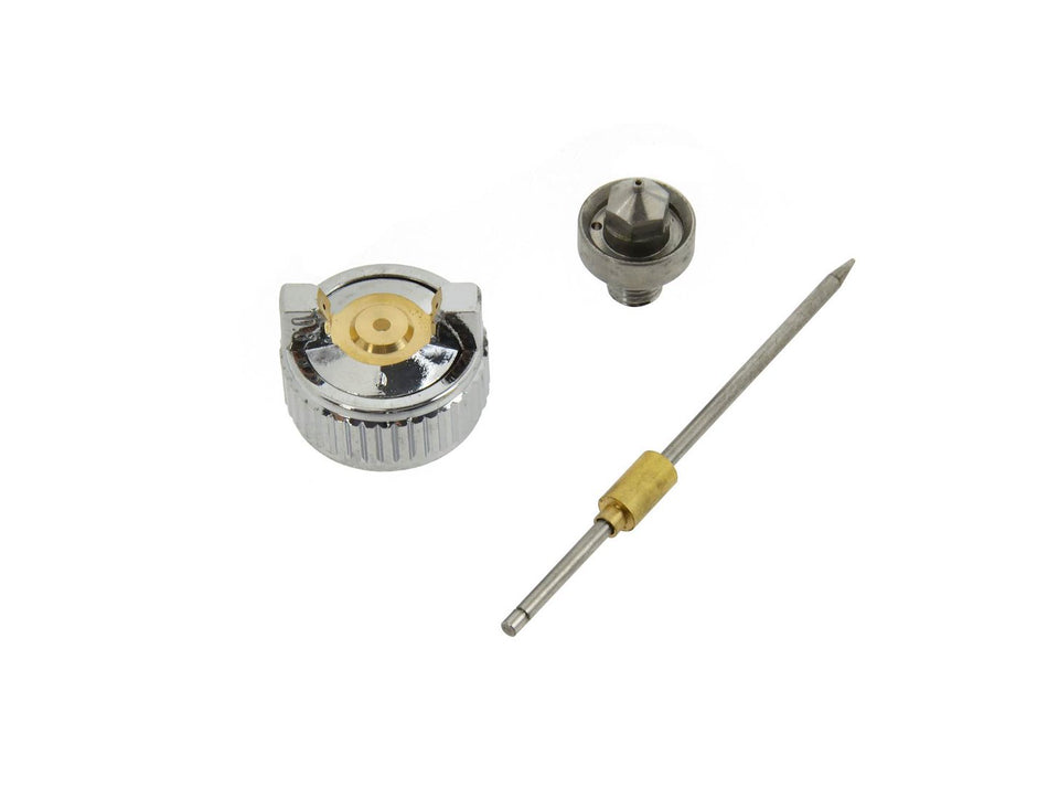 Reparatie vervangingset spuitpistool 0,8 mm spuitmond, naald, spuitmondkap voor G01105