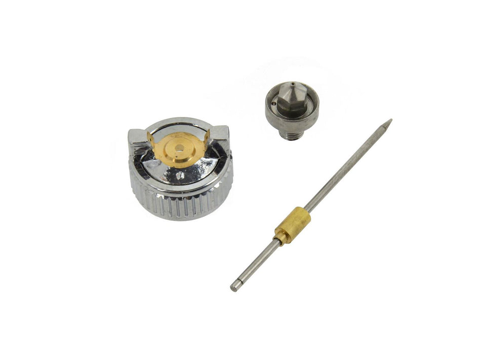 Reparatie vervangingset spuitpistool 1,0 mm spuitmond, naald, spuitmondkap voor G01105