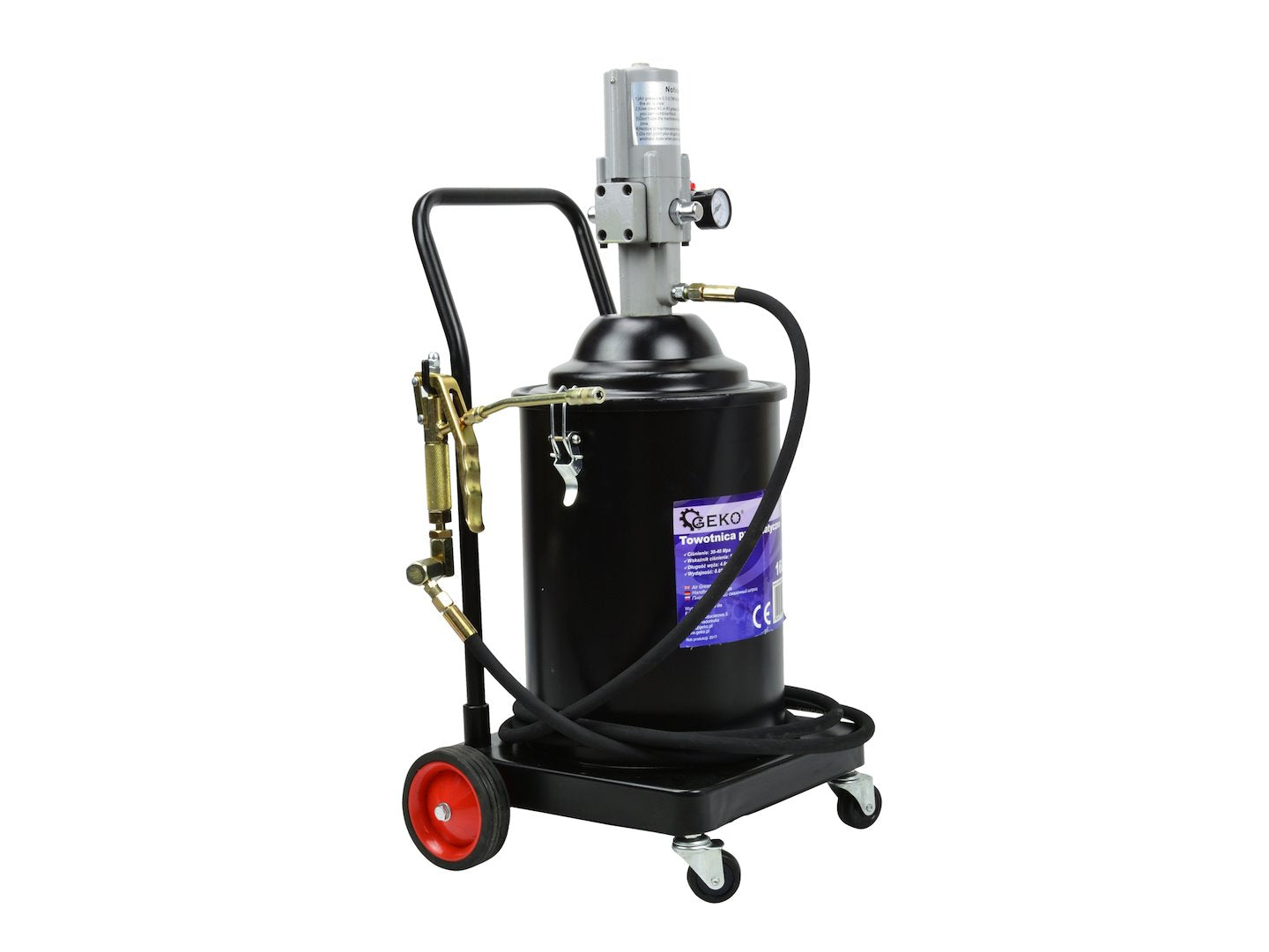 Pneumatische draagbare vetpomp 16L