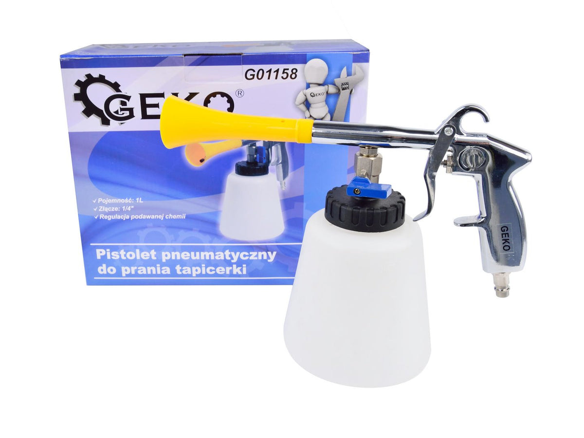 Luchtreinigingspistool met reservoir