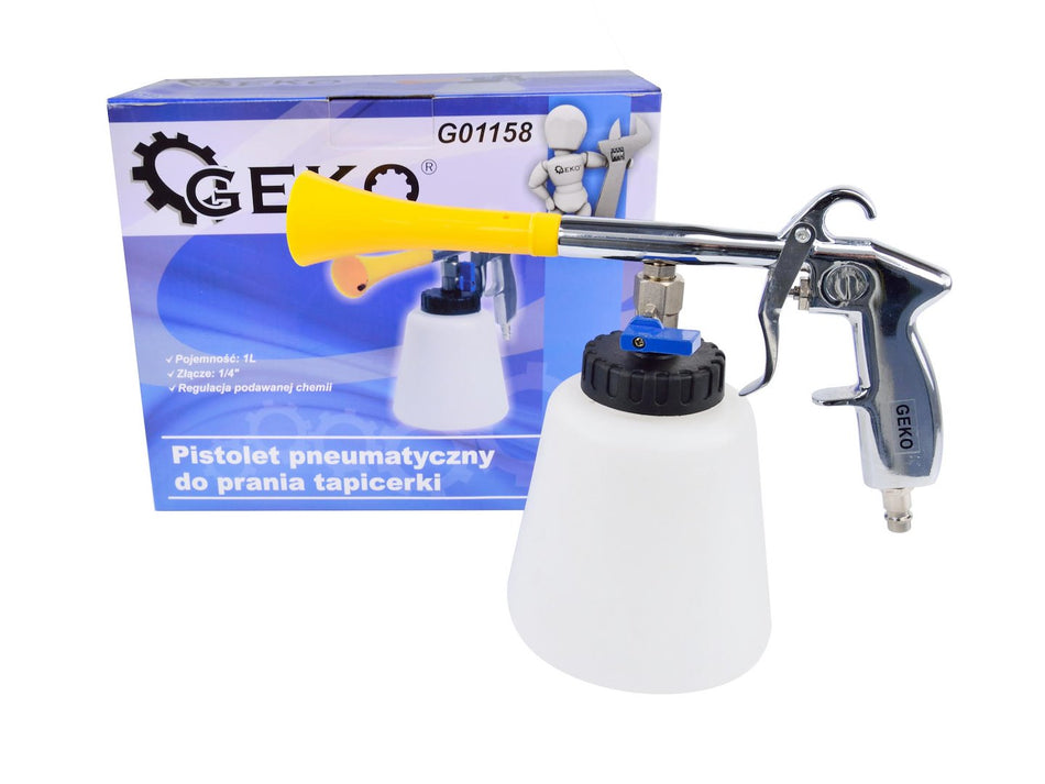 Luchtreinigingspistool met reservoir