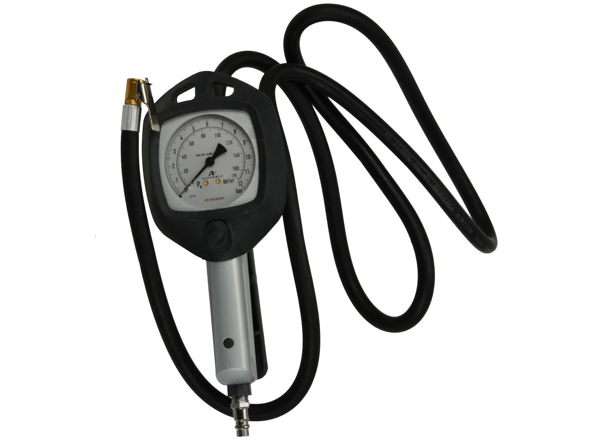 Professionele bandenpomp met manometer 12 bar