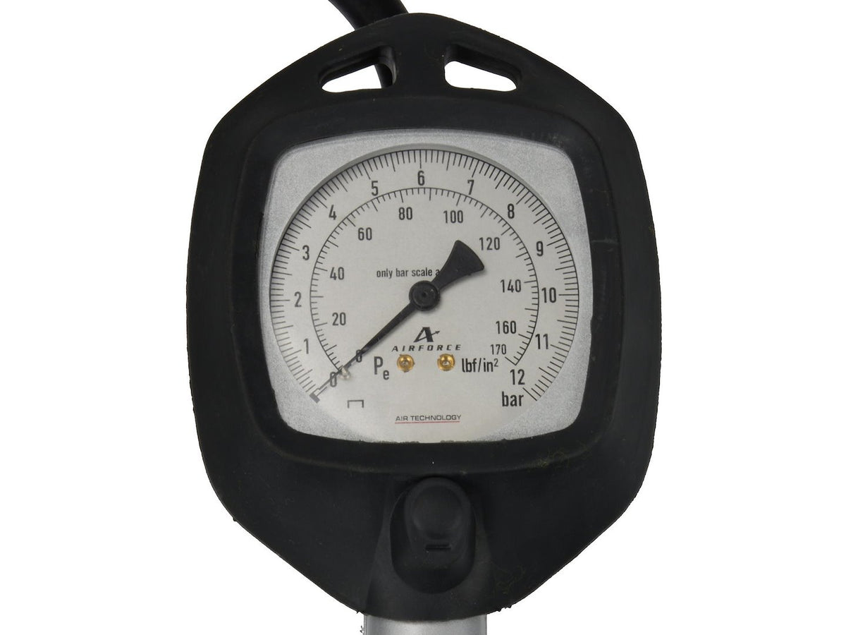 Professionele bandenpomp met manometer 12 bar