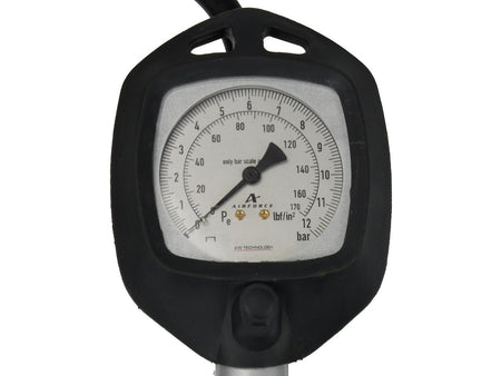 Professionele bandenpomp met manometer 12 bar