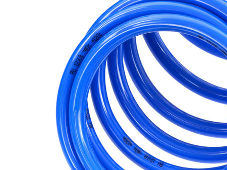 Luchtringslang PU 8x12mm 10m met EU snelkoppeling
