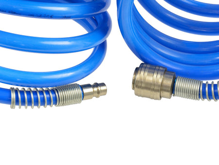Luchtringslang met EU-snelkoppeling PE 8x12mm 10m