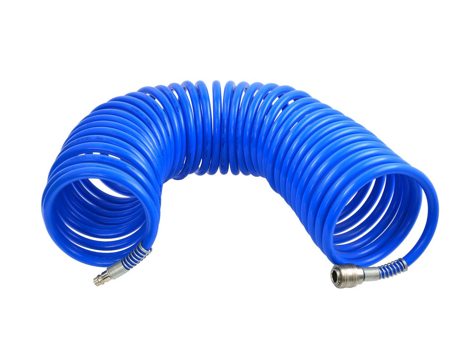 Luchtringslang met EU-snelkoppeling PE 8x12mm 15m