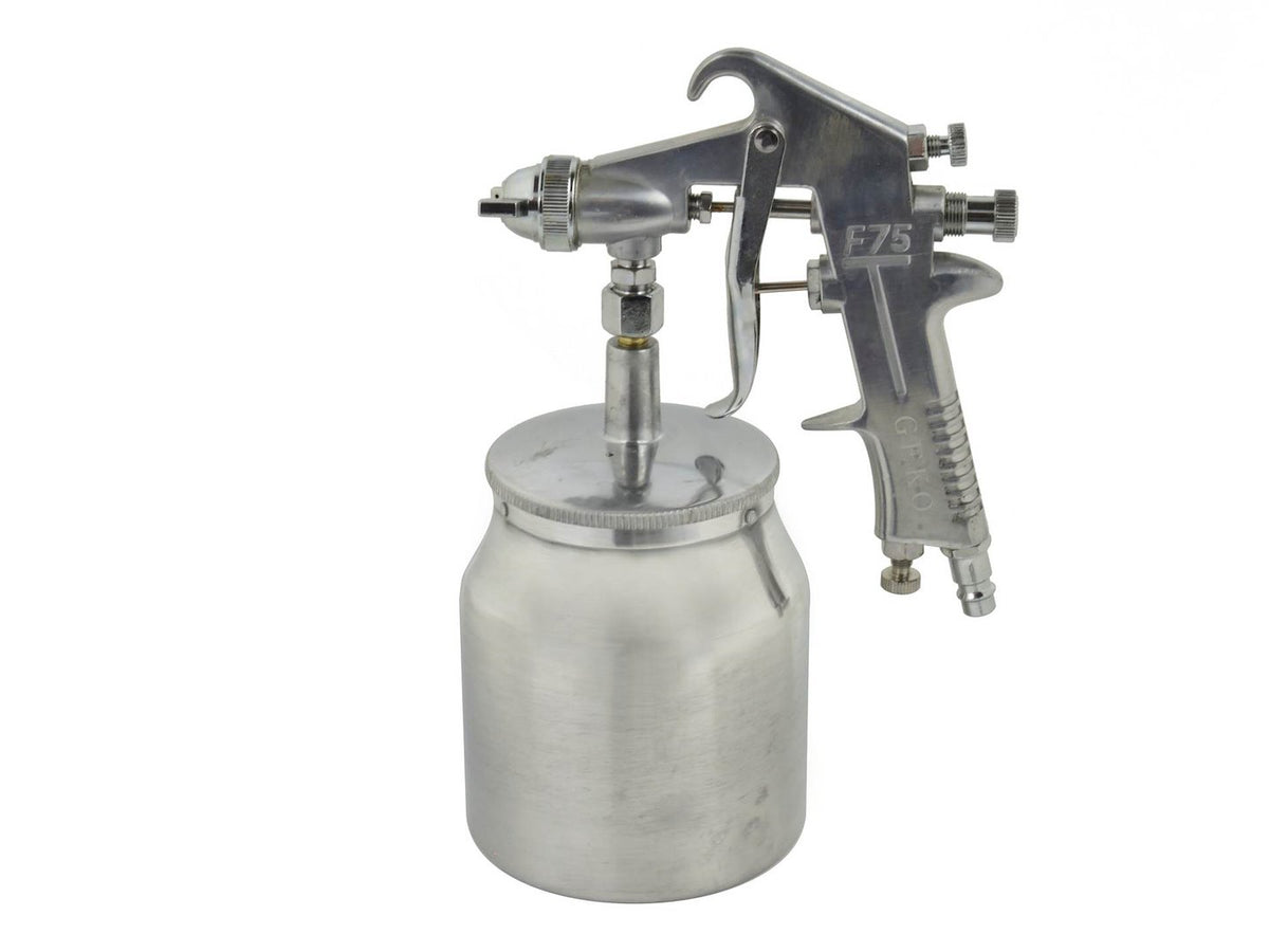 Spuitpistool 750 cc beker met onderste tank