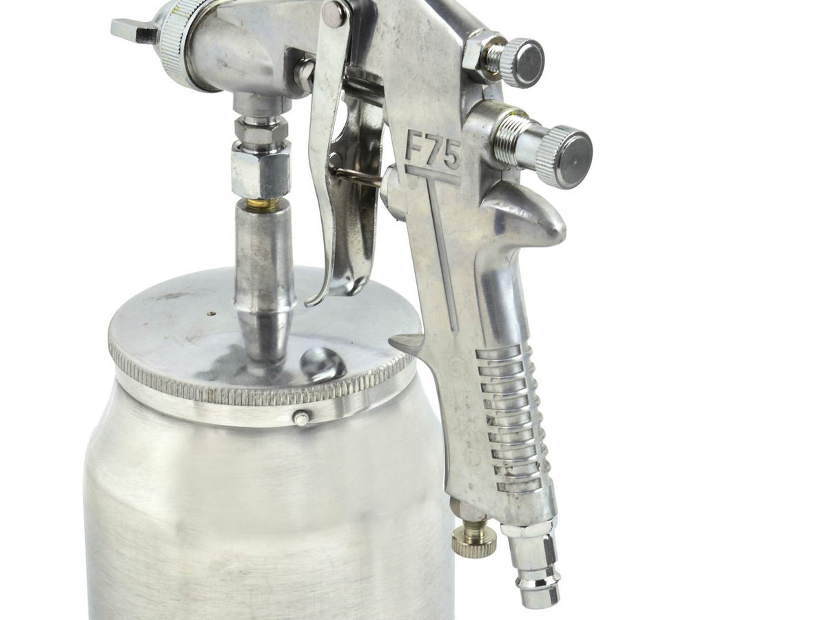 Spuitpistool 750 cc beker met onderste tank