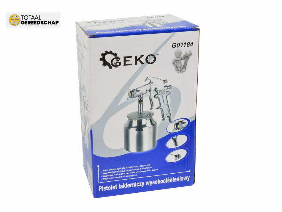 Spuitpistool 750cc beker met ondertank