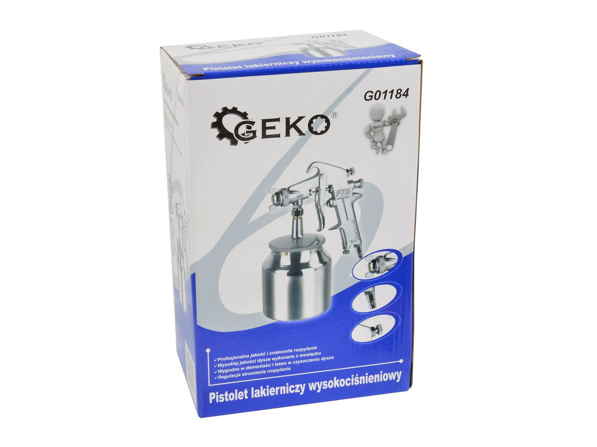 Spuitpistool 750 cc beker met onderste tank