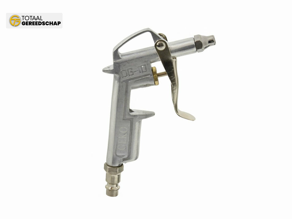 Air blow gun with a nozzle