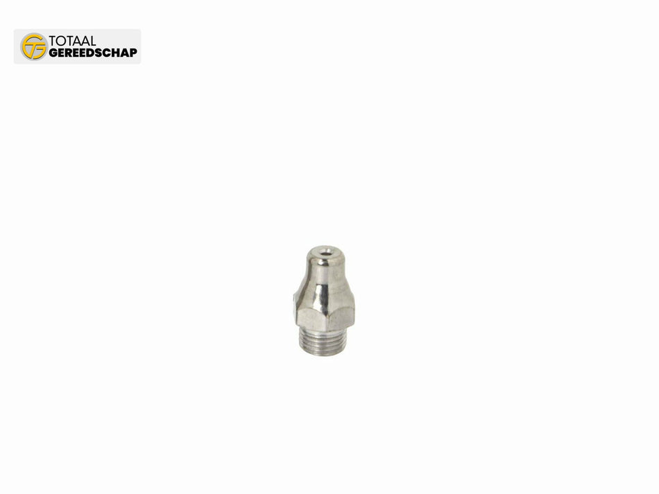 Air blow gun with a nozzle