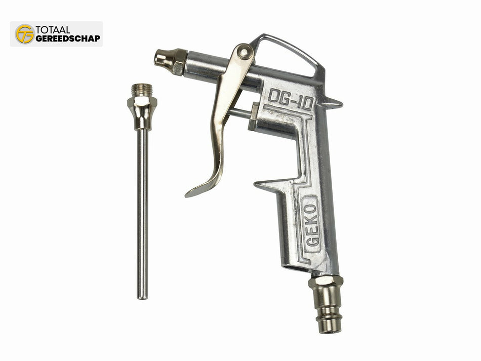 Air blow gun with long and short nozzle