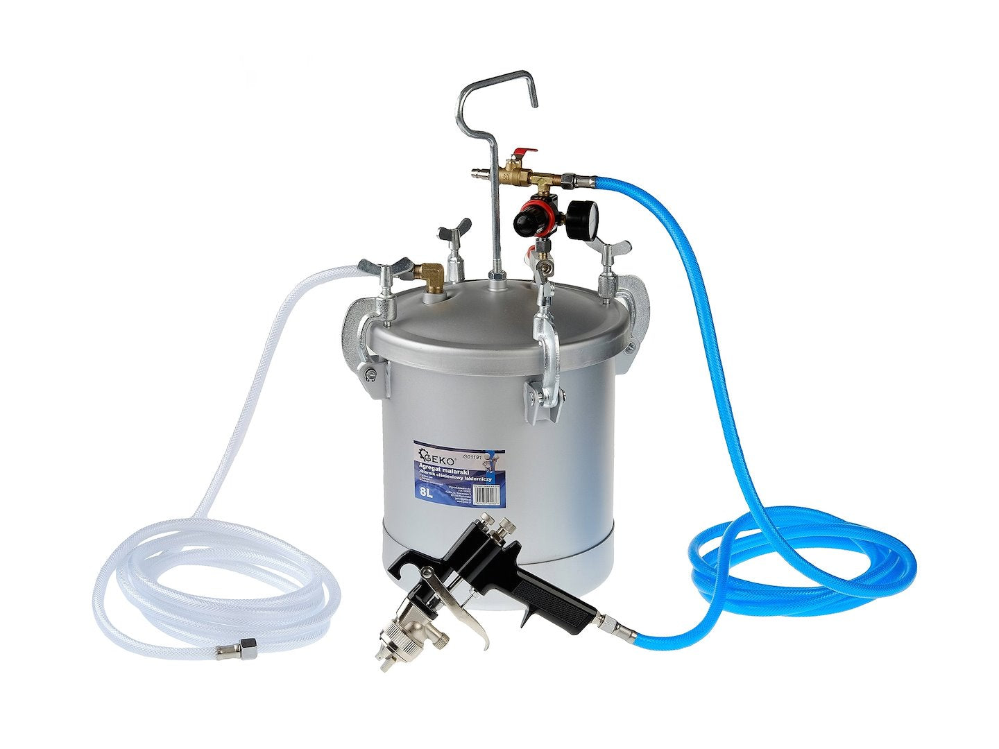 8 l druk verftank