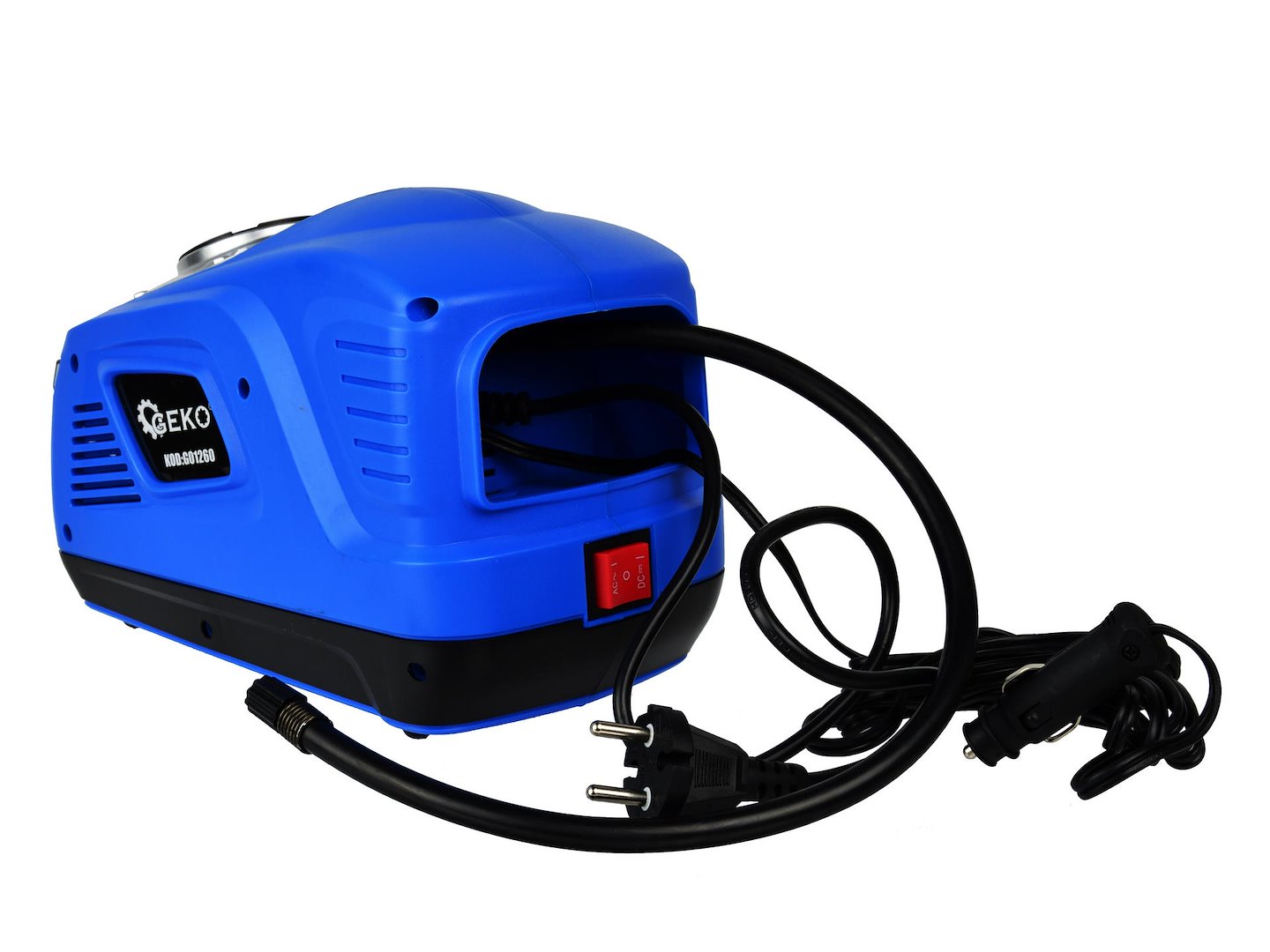 100W Mini-luchtcompressor 12/230V met zaklamp