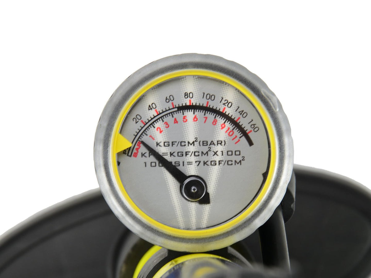 Handpomp met manometer 35x500mm