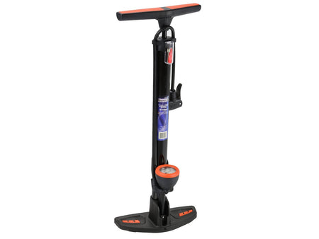 Handpomp 38x525mm met manometer (staal)