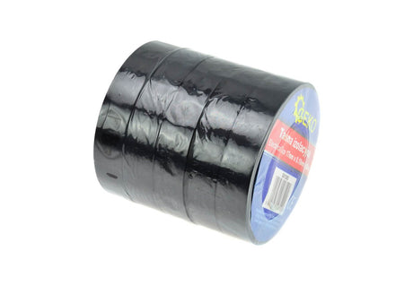 Isolatietape zwart met vlamvertragend type B 17 mm x 0,18 mm x 26 m